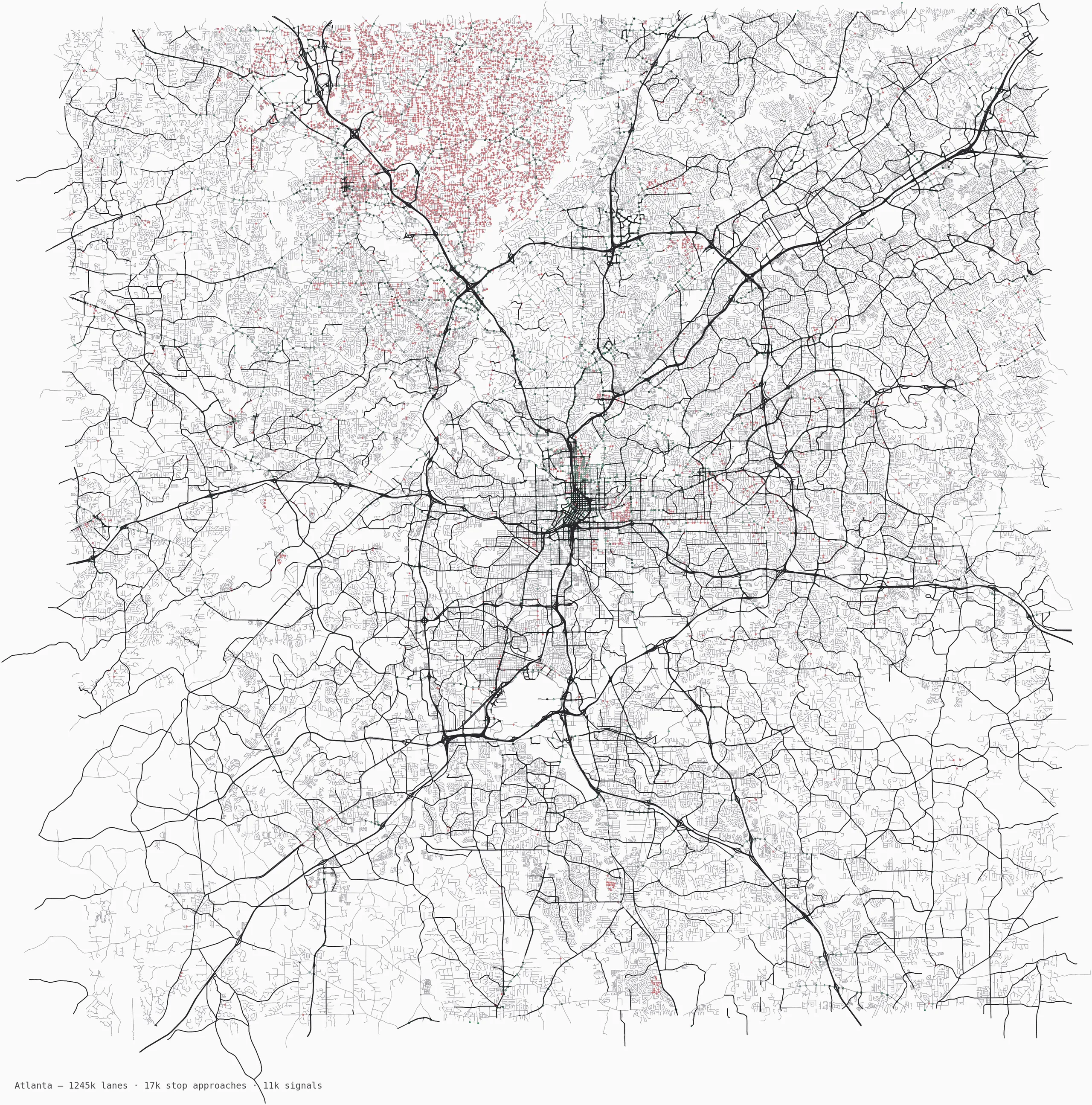 Atlanta road network