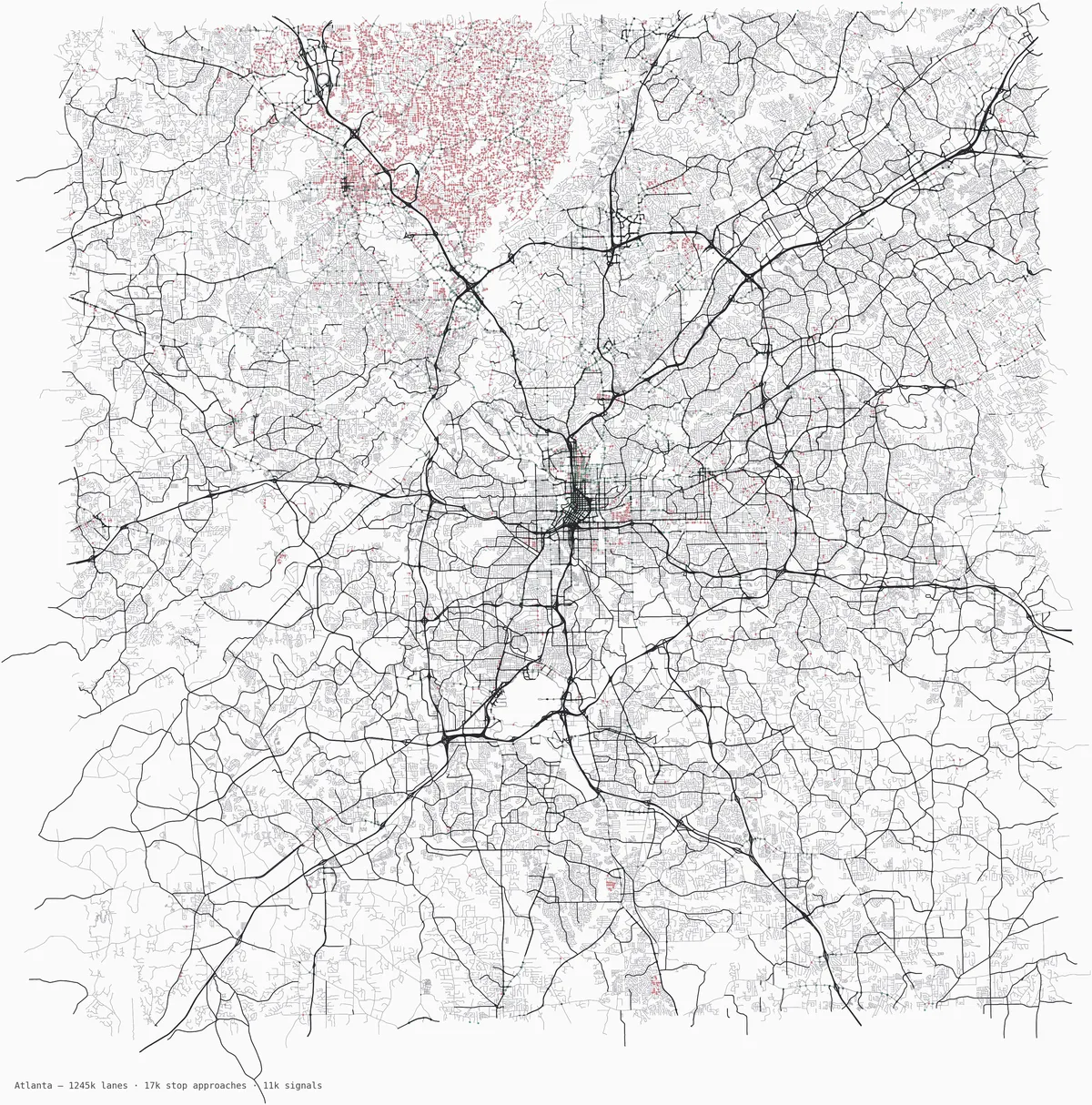 Atlanta road network